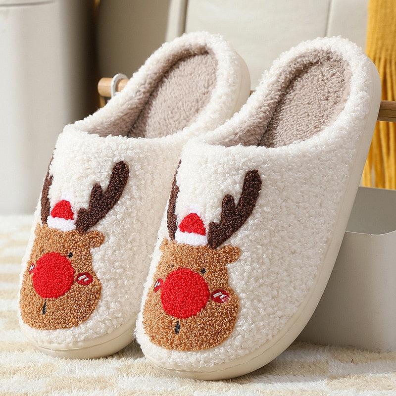 Winter Fluffy Fur Flat Slippers - Puritific