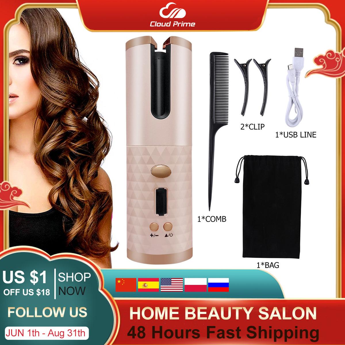 Wireless Hair Curler - Puritific