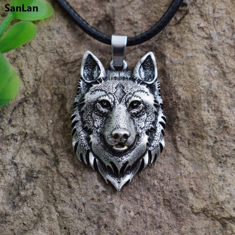 Wolf Head Necklace Pendant - Puritific