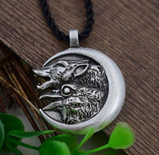 Wolf Head Necklace Pendant - Puritific