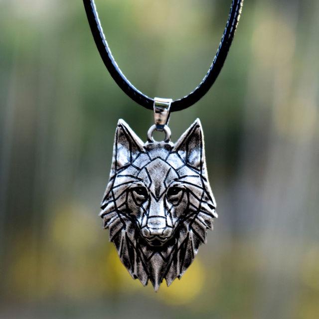 Wolf Head Necklace Pendant - Puritific