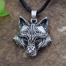 Wolf Head Necklace Pendant - Puritific