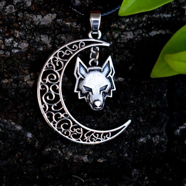 Wolf Head Necklace Pendant - Puritific