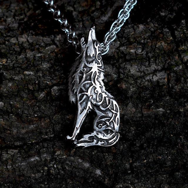 Wolf Head Necklace Pendant - Puritific