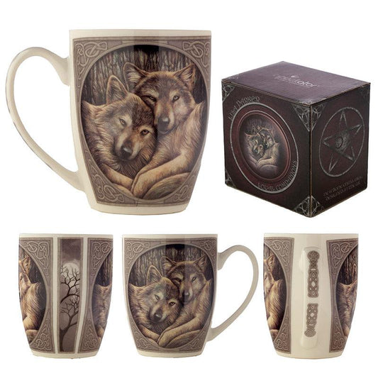 Wolves Loyal Companion Lisa Parker Designed Porcelain Mug MULP23-0