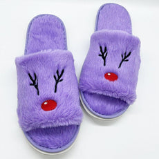 Women Christmas Slippers Plush Shoes - Puritific