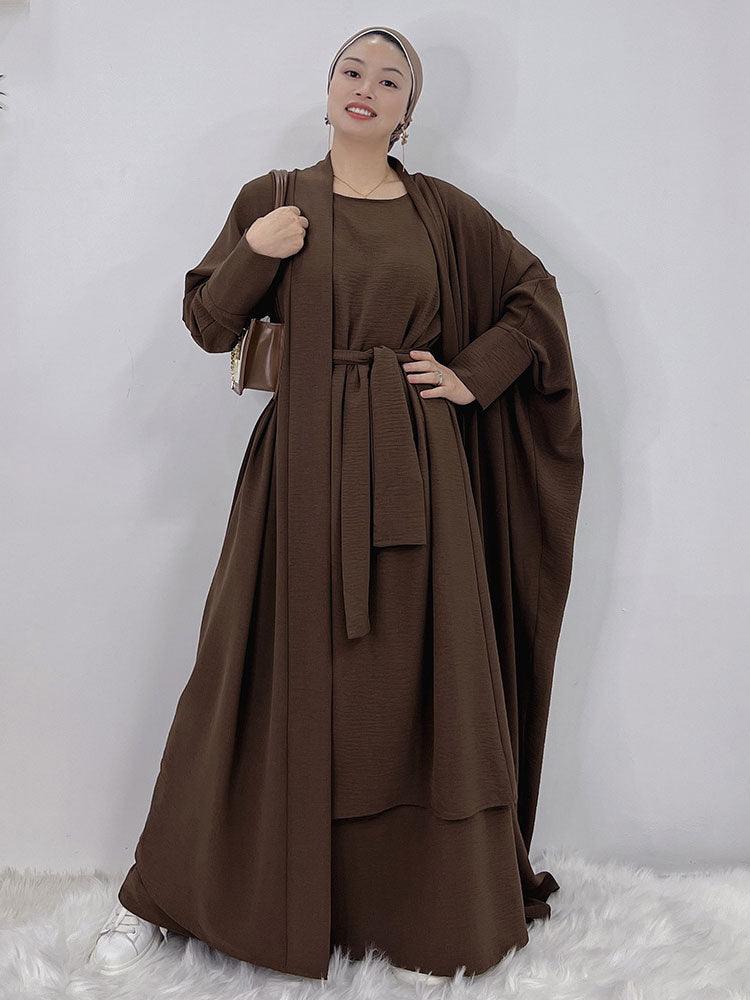 Women's Abaya Long Dress Set - Puritific