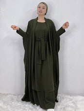 Women's Abaya Long Dress Set - Puritific