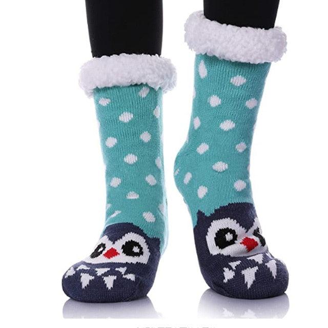 Women's Fuzzy Slipper Socks - Puritific