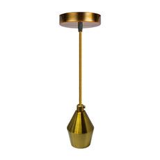 Yellow Brass E27 Braided Ceiling Pendant Light~3131-0