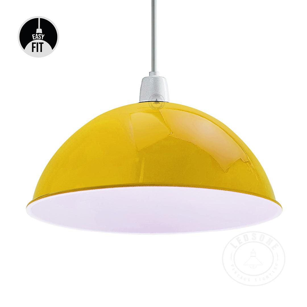 Yellow Chandelier Lampshade Ceiling Light Shade Pendant Lights Fixture~1894-0