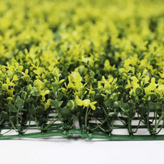 Yellow English Artificial Boxwood Wall 40