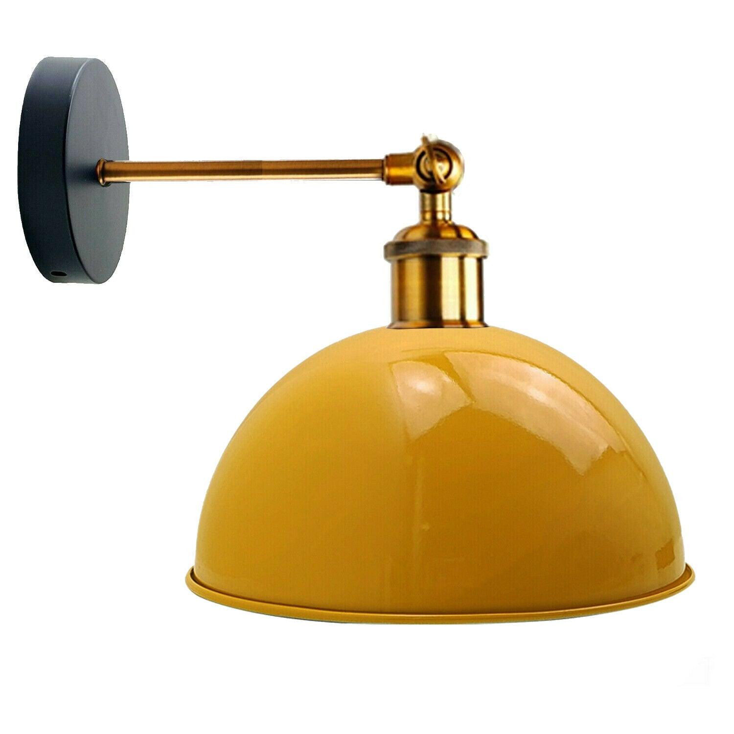 Yellow Modern Retro Style Glossy Wall Sconce Wall Light Lamp Fixture~3450-0