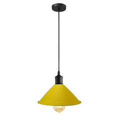 Yellow Pendant Lamp Industrial style Decorative Ceiling lamp~1539-1