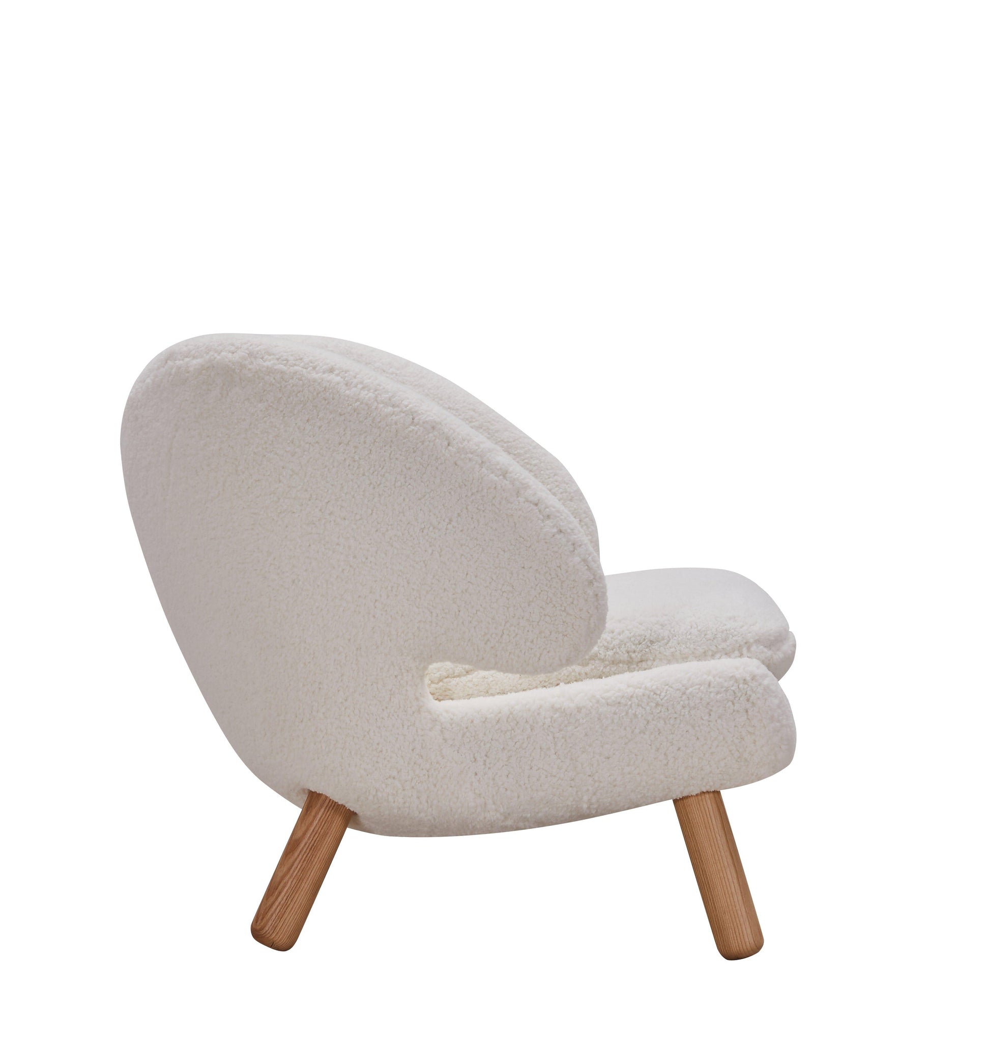 Zoey Accent Chair - White Sherpa-3